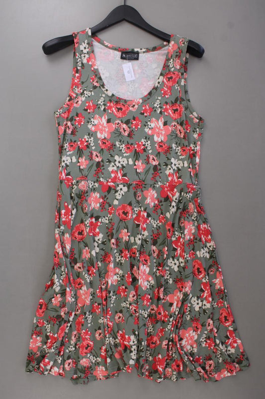 Laura Scott Jerseykleid Gr. 42 mit Blumenmuster Träger mehrfarbig