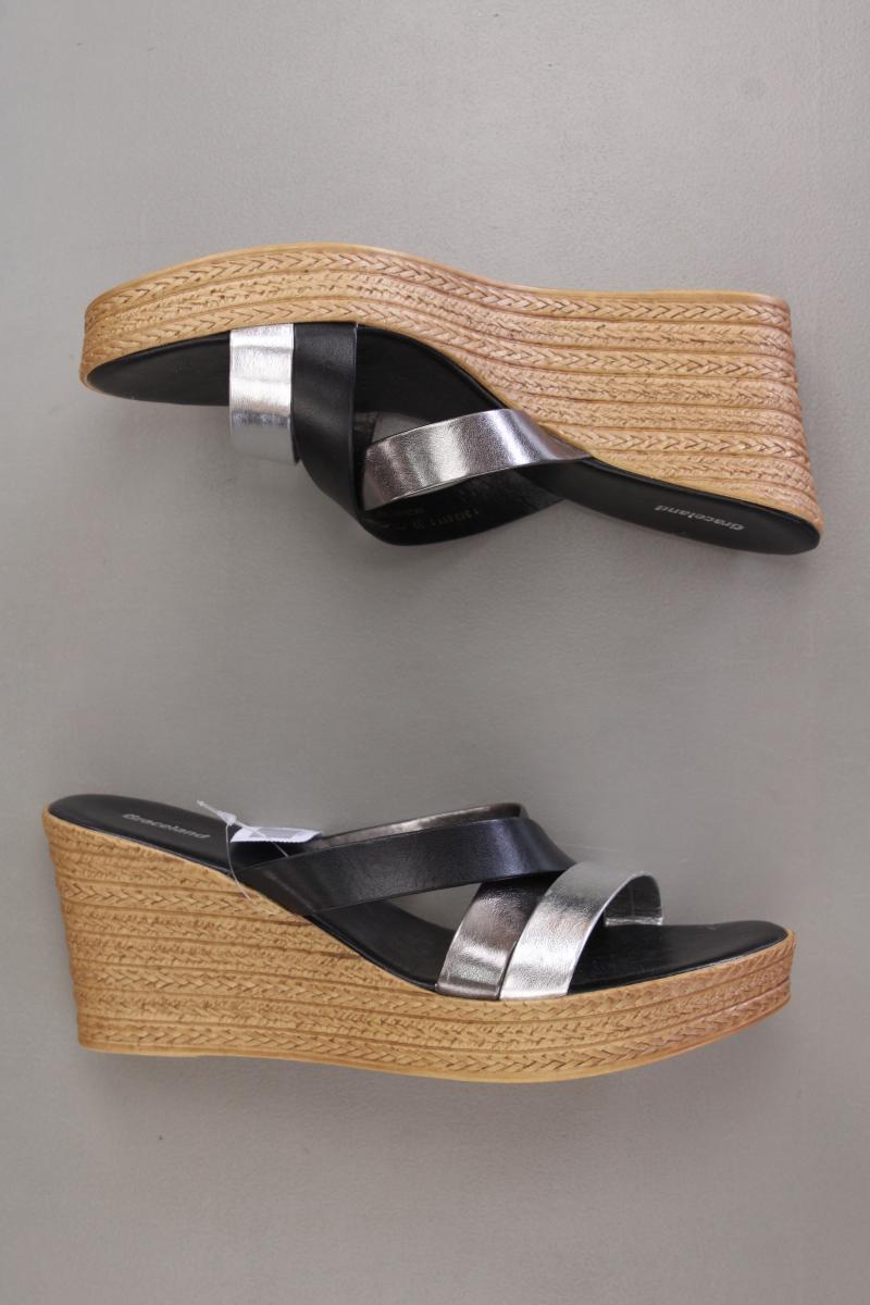 Graceland Sandalen mit Keilabsatz Gr. 39 mehrfarbig
