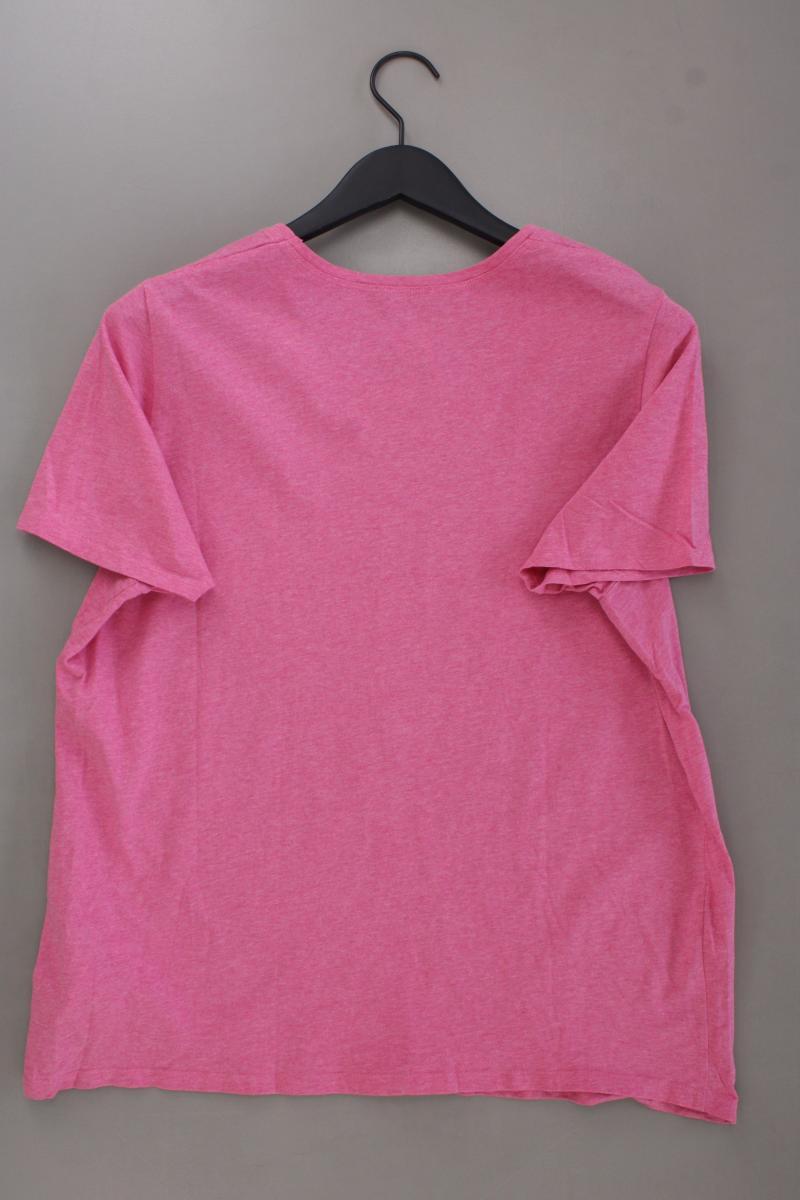 Gerry Weber Printshirt Gr. 46 neuwertig Kurzarm rosa aus Baumwolle