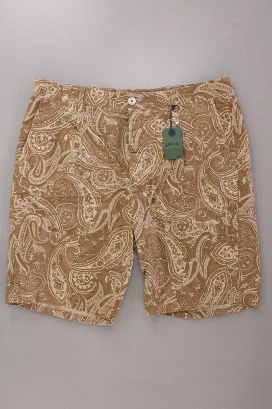 Gerard 1969 Shorts für Herren Gr. 52 mit Paisleymuster neu mit Etikett braun