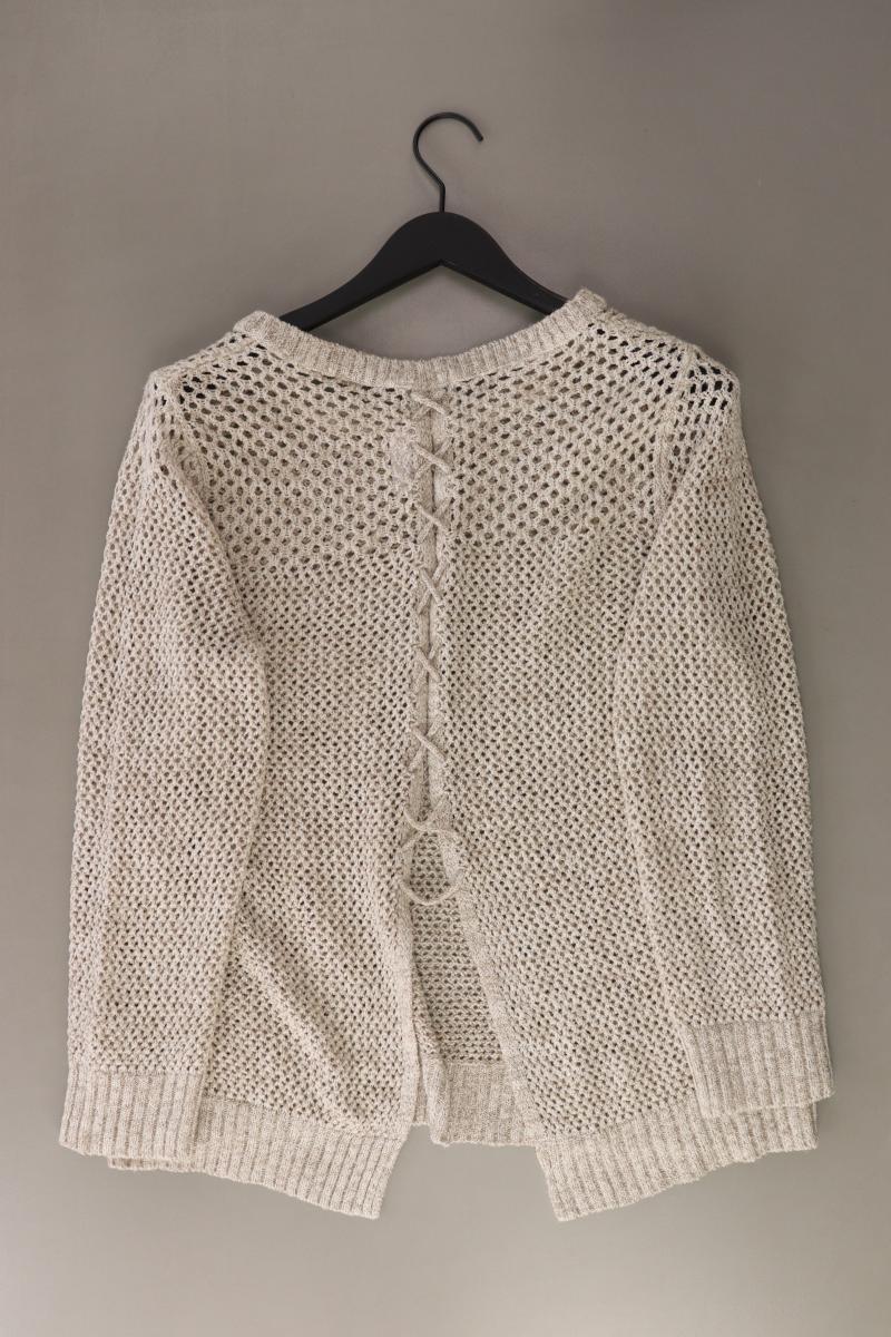 amy by AMY VERMONT Grobstrickpullover Gr. 48 creme aus Baumwolle