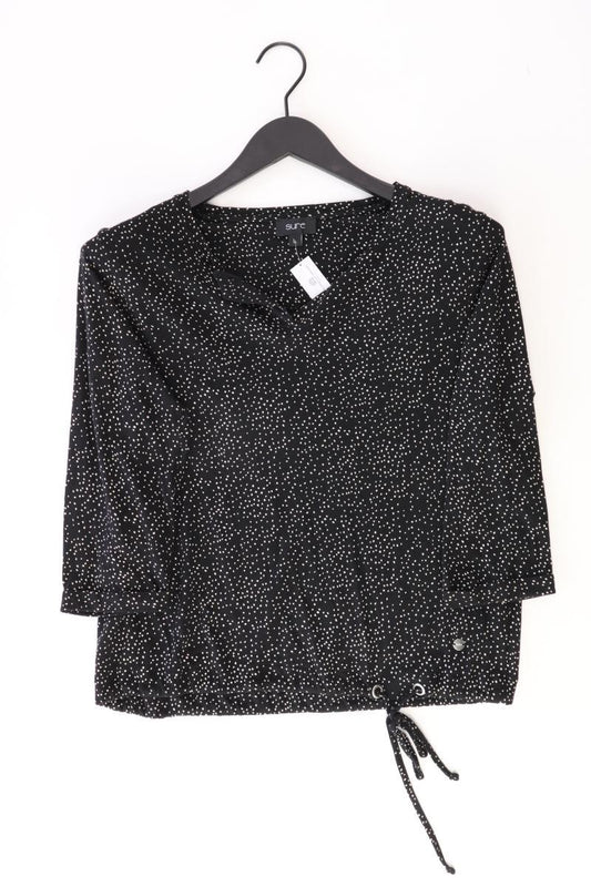 Sure Regular Bluse Gr. L 3/4 Ärmel schwarz aus Baumwolle