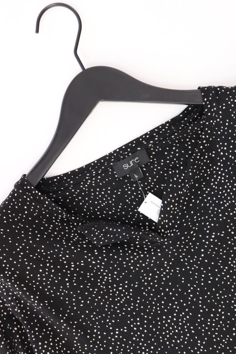 Sure Regular Bluse Gr. L 3/4 Ärmel schwarz aus Baumwolle