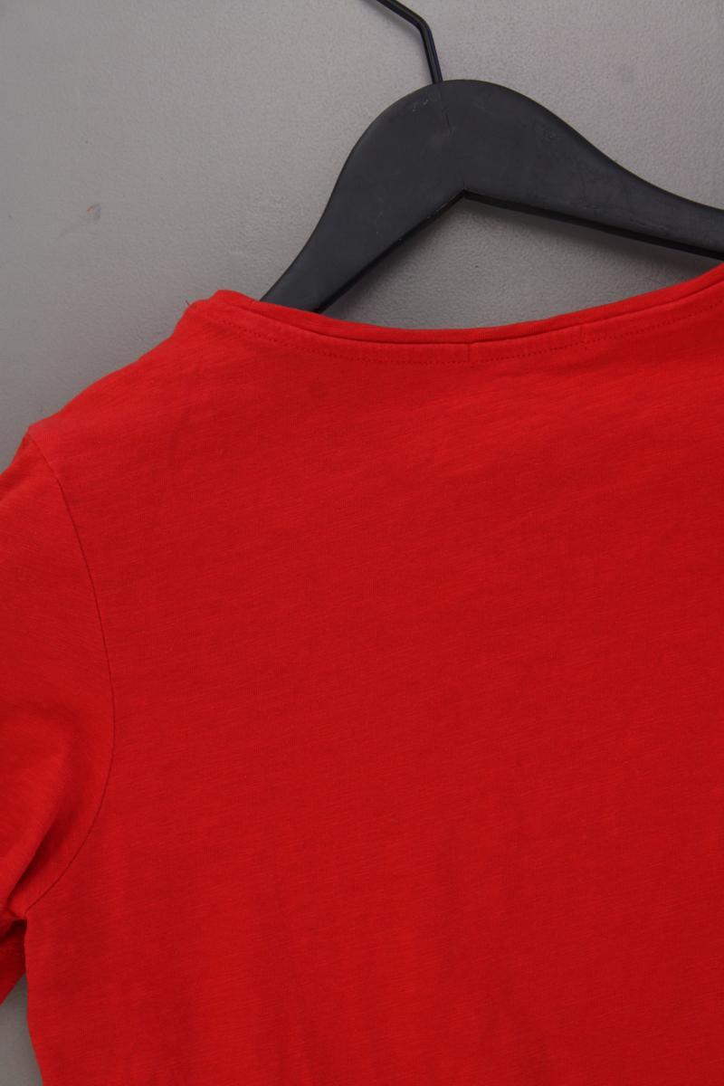 Cecil Printshirt Gr. 38 Kurzarm rot