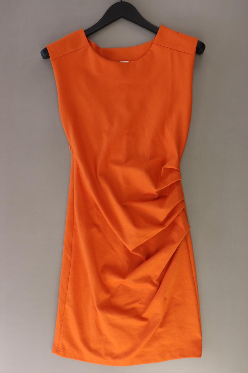 Kaffe Trägerkleid Gr. S Ärmellos orange aus Polyester