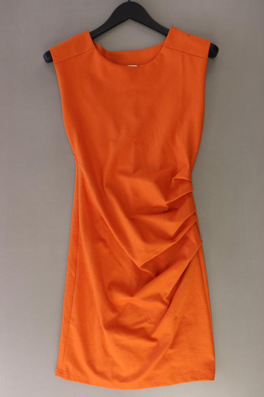 Kaffe Trägerkleid Gr. S Ärmellos orange aus Polyester