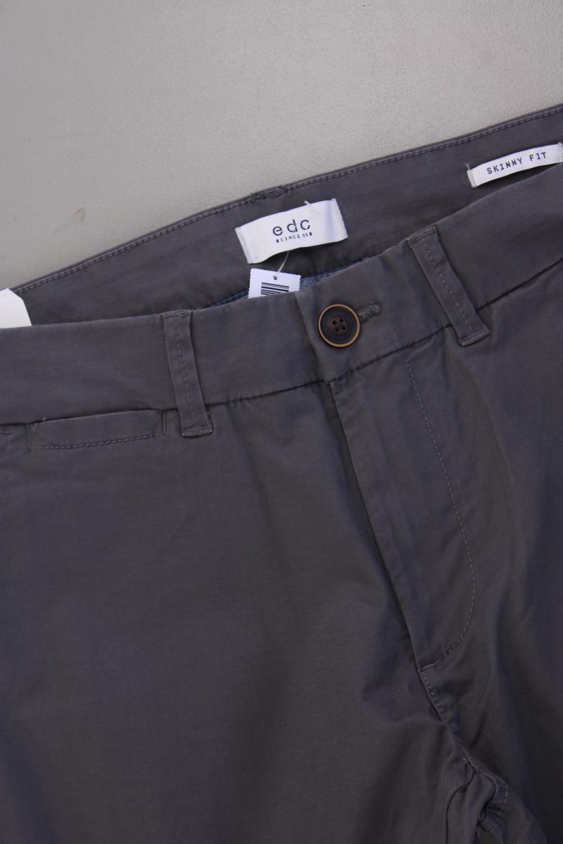 edc by Esprit Chinohose Gr. W34/L32 neu mit Etikett grau aus Baumwolle