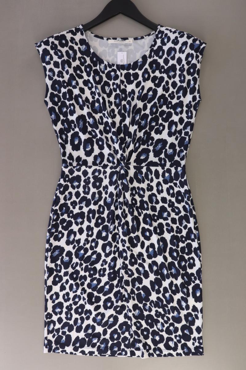 Betty & Co. Stretchkleid Gr. 36 mit Tierdruck neuwertig Kurzarm blau