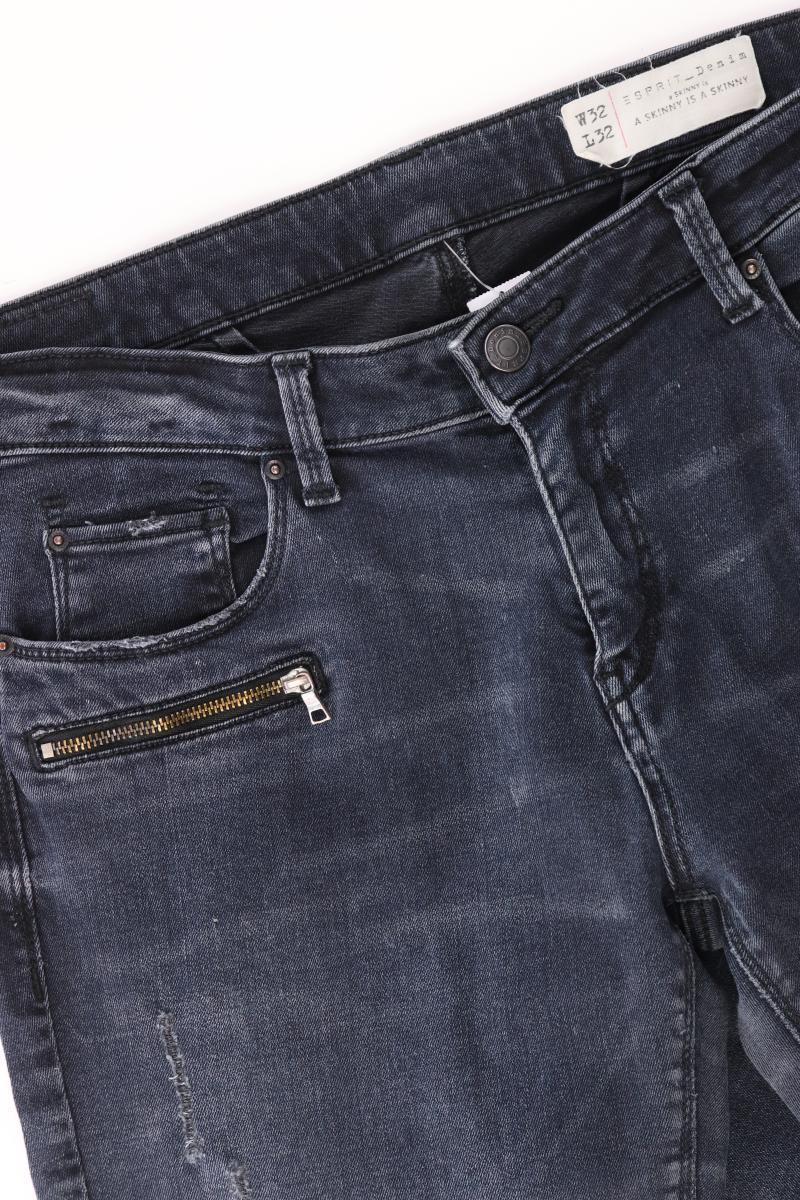 Esprit Straight Jeans Gr. W32/L32 blau aus Baumwolle