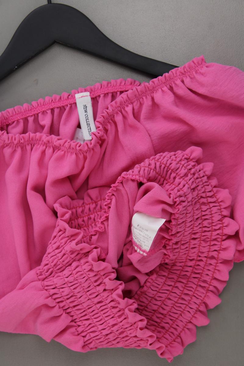 New Collection Bluse Gr. S Kurzarm pink aus Polyester