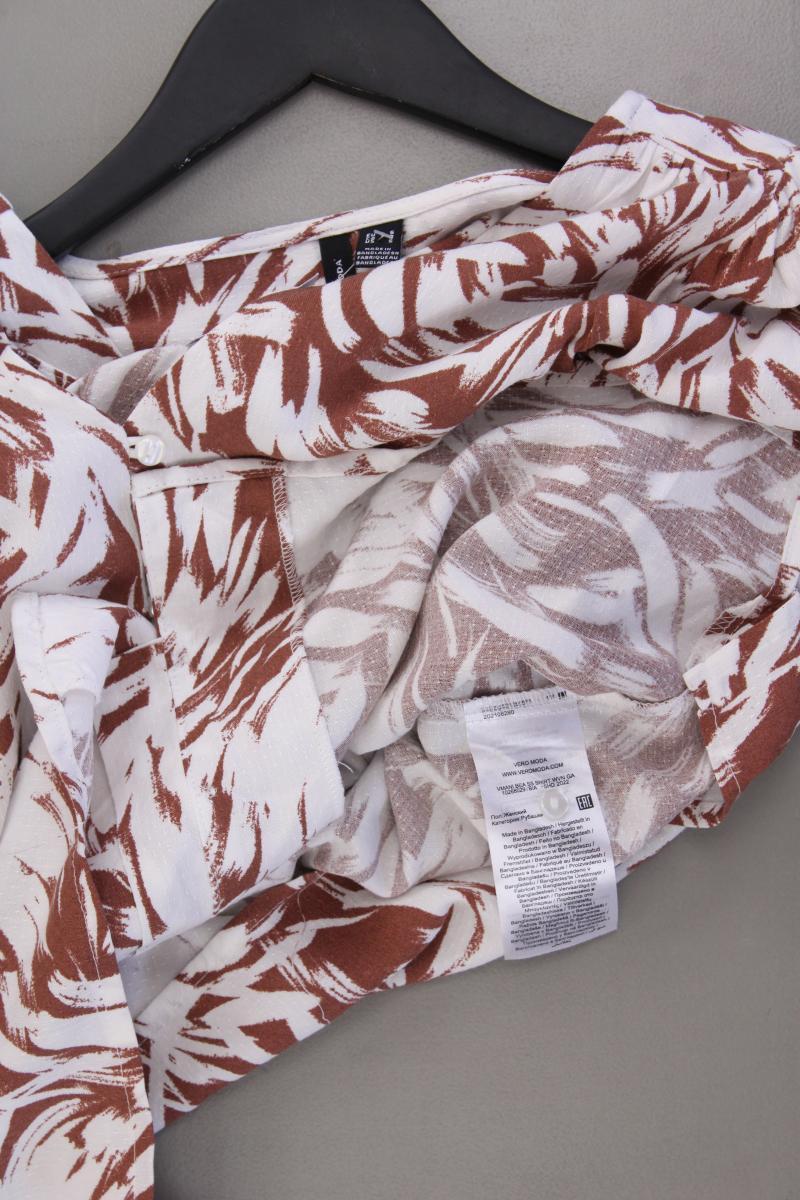 Vero Moda Kurzarmbluse Gr. S neuwertig braun aus Viskose
