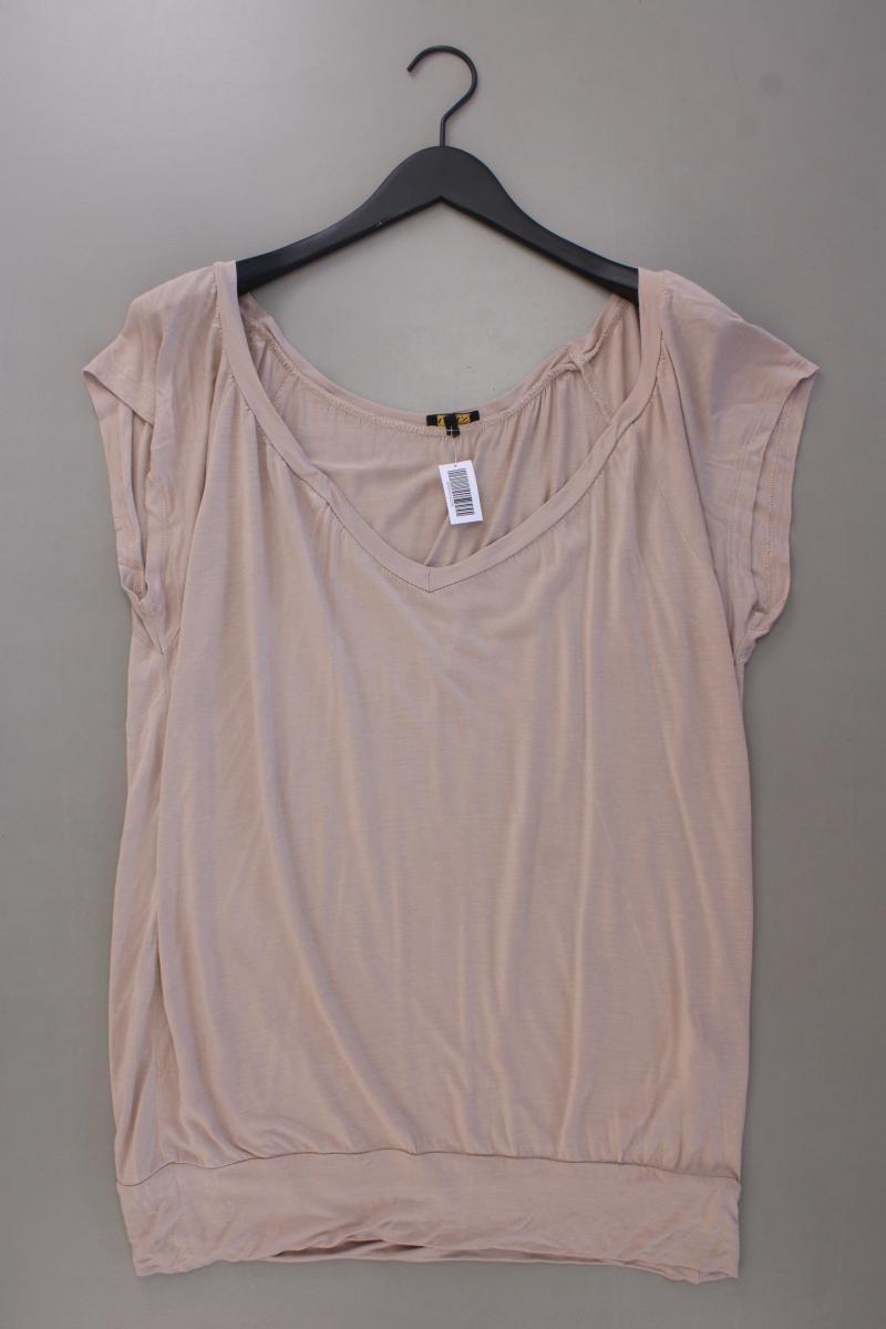 Lascana T-Shirt Gr. 44/46 neuwertig Kurzarm braun aus Viskose