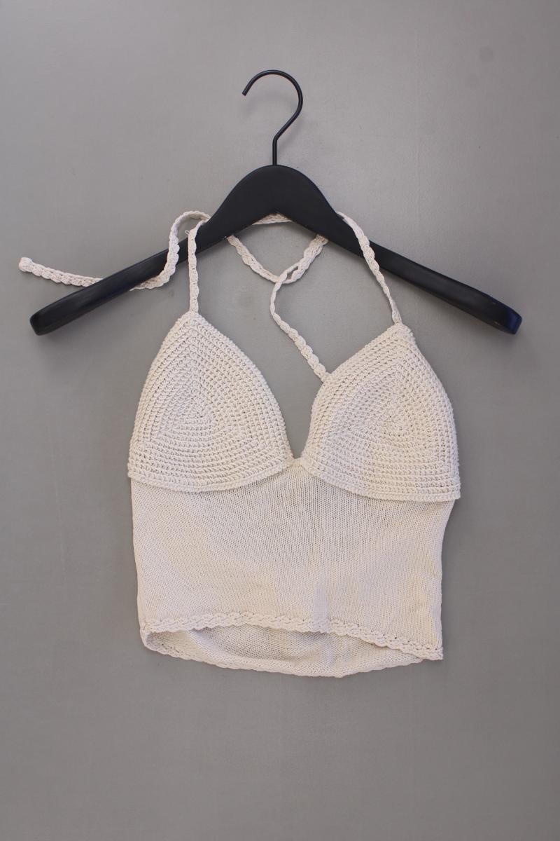 Zara Neckholdertop Gr. M creme