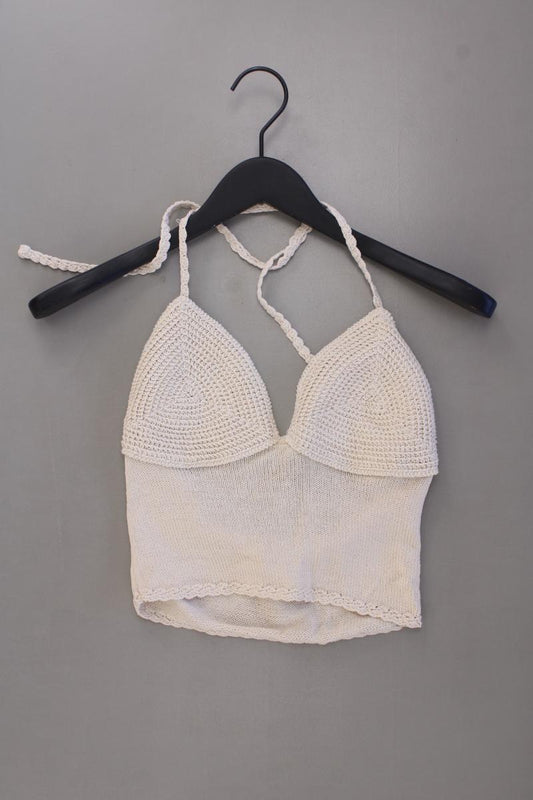 Zara Neckholdertop Gr. M creme