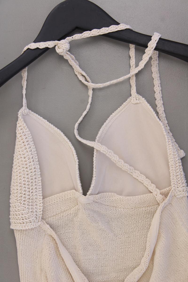 Zara Neckholdertop Gr. M creme