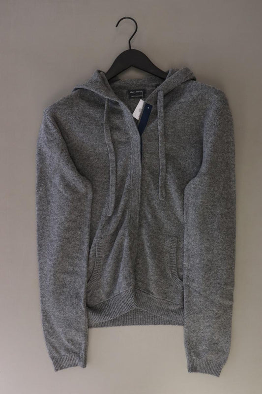 Marc O'Polo Strickjacke Gr. XL Langarm grau aus Schurwolle