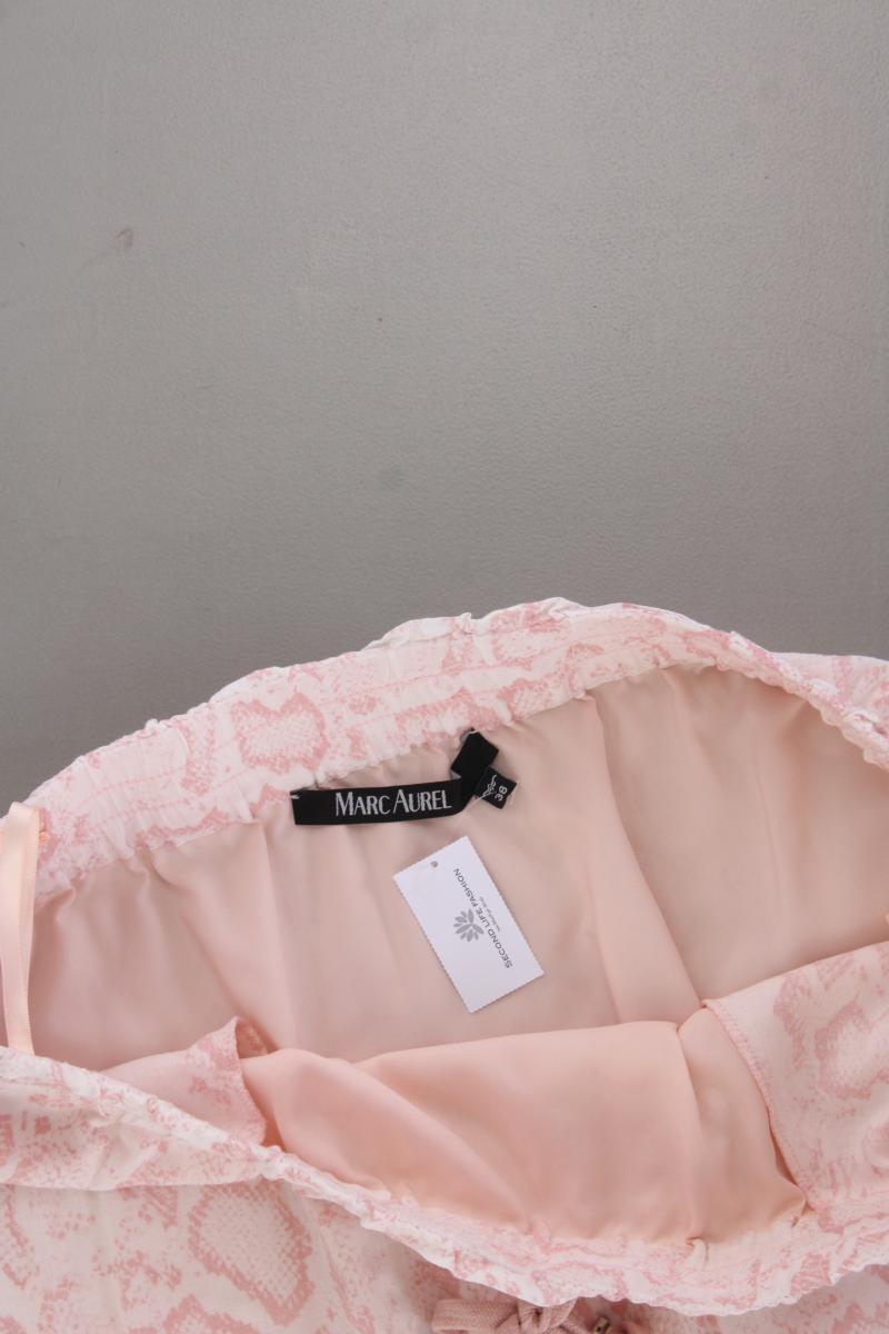 Marc Aurel Stretchrock Gr. 38 mit Tierdruck rosa aus Viskose
