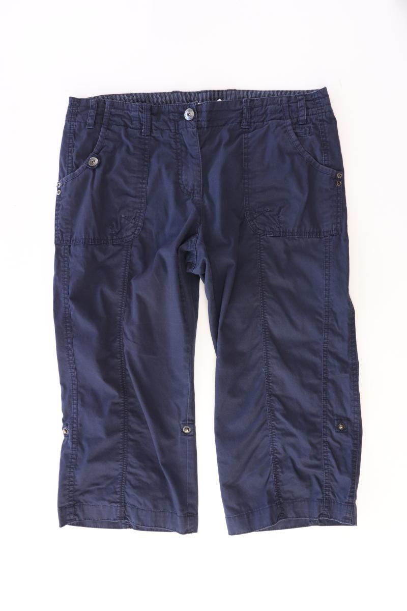 s.Oliver 7/8 Hose Gr. 44 blau aus Baumwolle