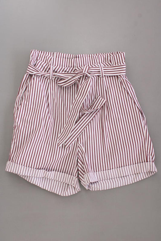 Vero Moda Shorts Gr. M gestreift rot aus Baumwolle