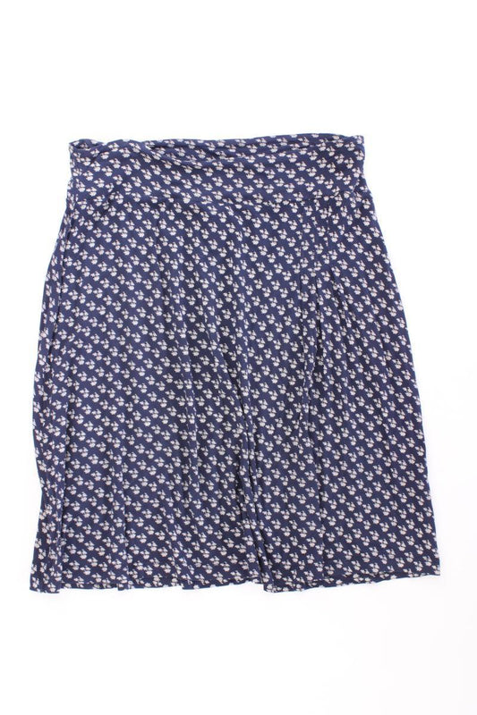 Tom Tailor Stretchrock Gr. 38 blau aus Viskose