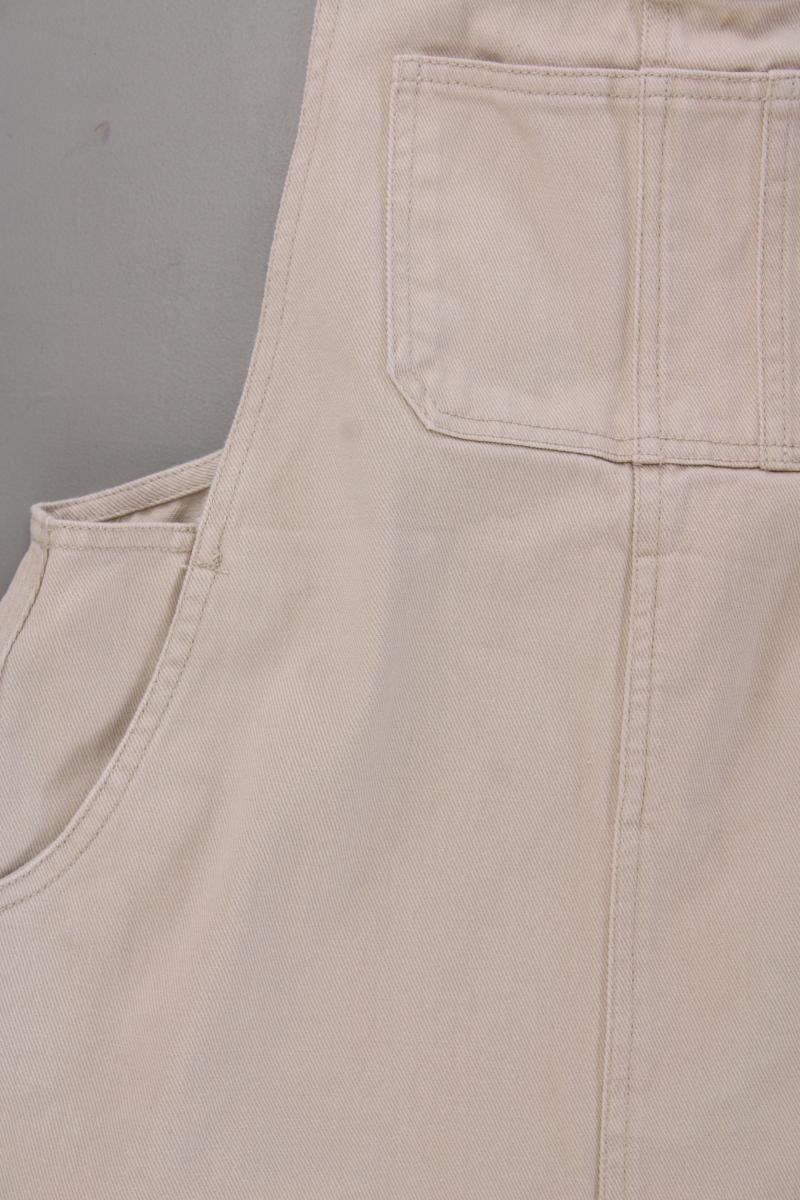 Pull&Bear Pull & Bear Latzkleid Gr. S Träger creme aus Baumwolle