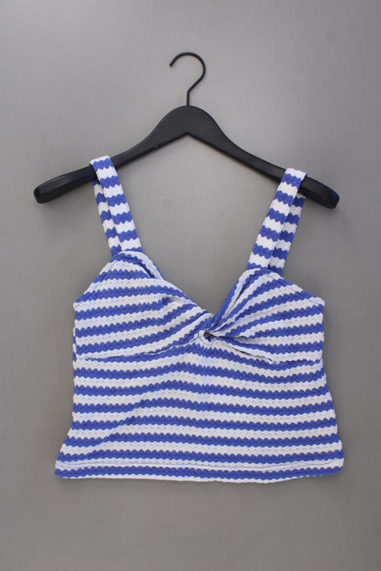 next Trägertop Gr. 42 gestreift blau aus Baumwolle