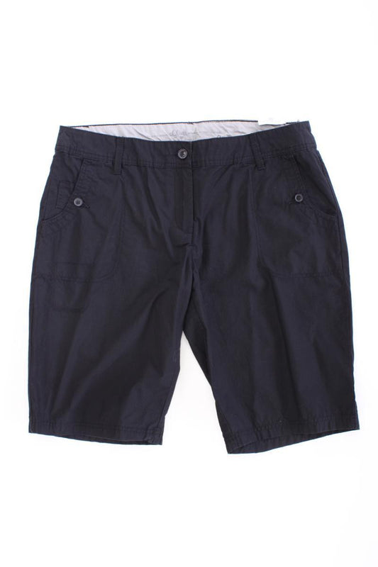 s.Oliver Shorts Gr. 44 schwarz aus Baumwolle