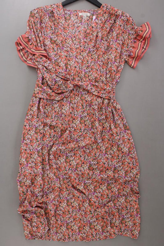 MAX STUDIO Kurzarmkleid Gr. S mit Blumenmuster mehrfarbig aus Polyester