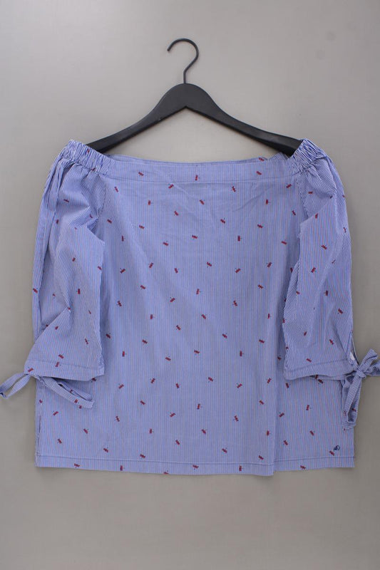 s.Oliver Classic Bluse Gr. 40 gestreift neuwertig 3/4 Ärmel blau aus Baumwolle