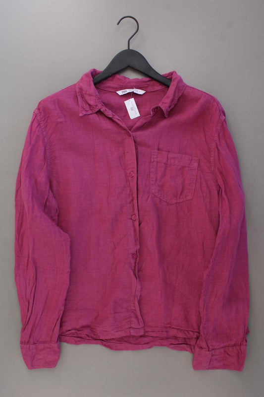 Zara Langarmbluse Gr. L lila