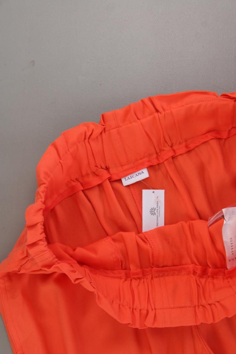 Lascana Stoffhose Gr. 42 neuwertig orange aus Viskose