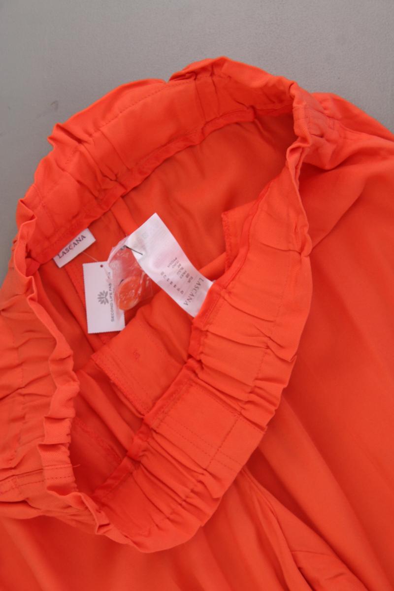 Lascana Stoffhose Gr. 42 neuwertig orange aus Viskose