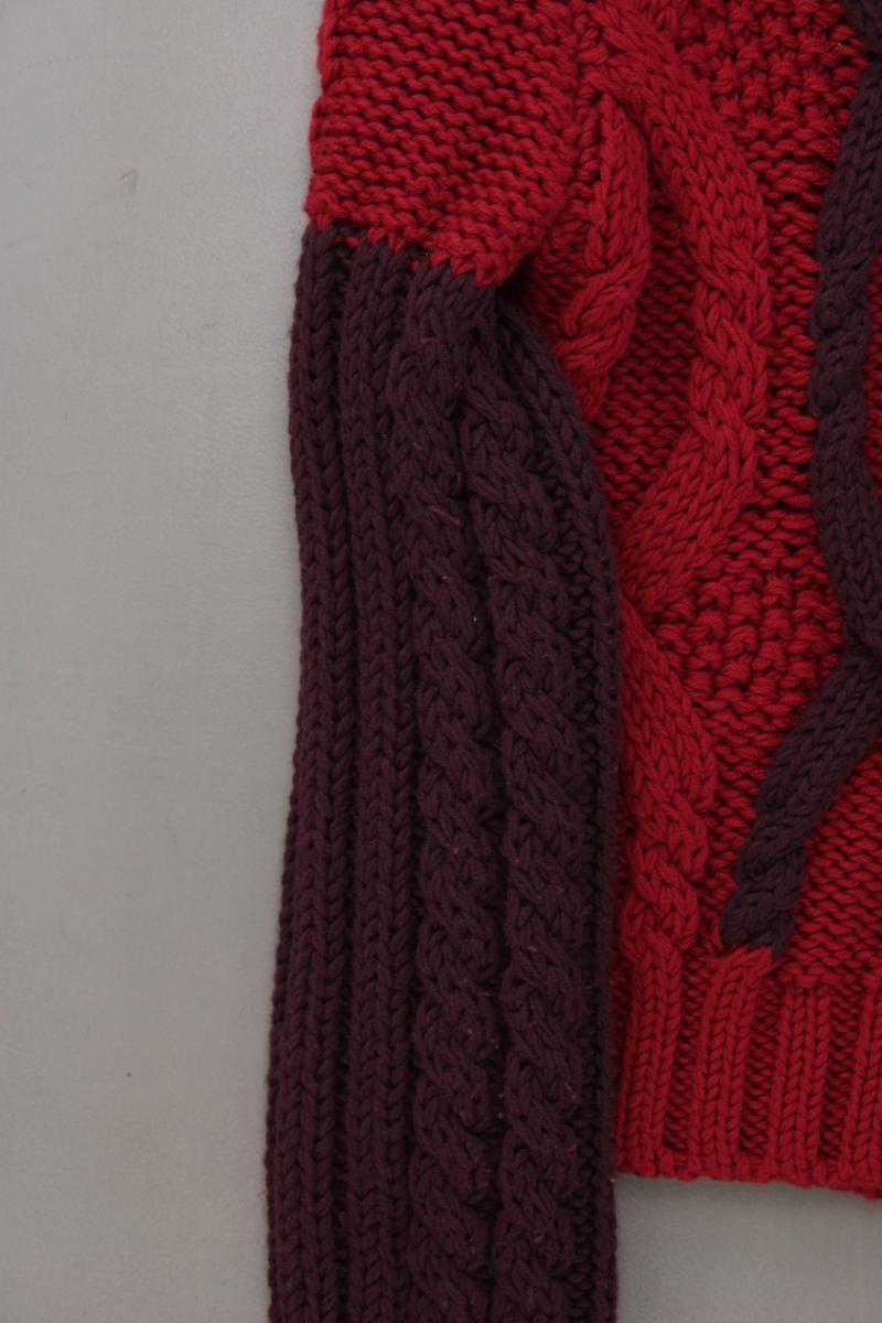 MaxCo. Strickjacke Gr. M Langarm rot aus Wolle