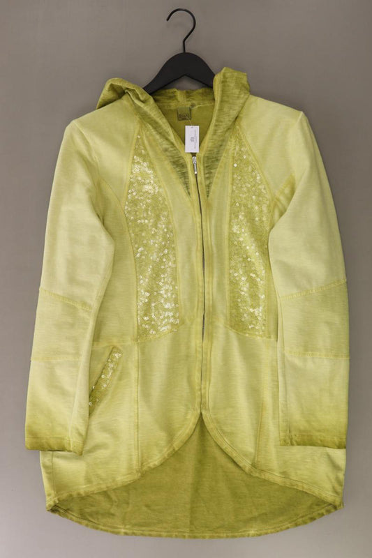 Liberty Sweatjacke Gr. XL Langarm grün aus Baumwolle