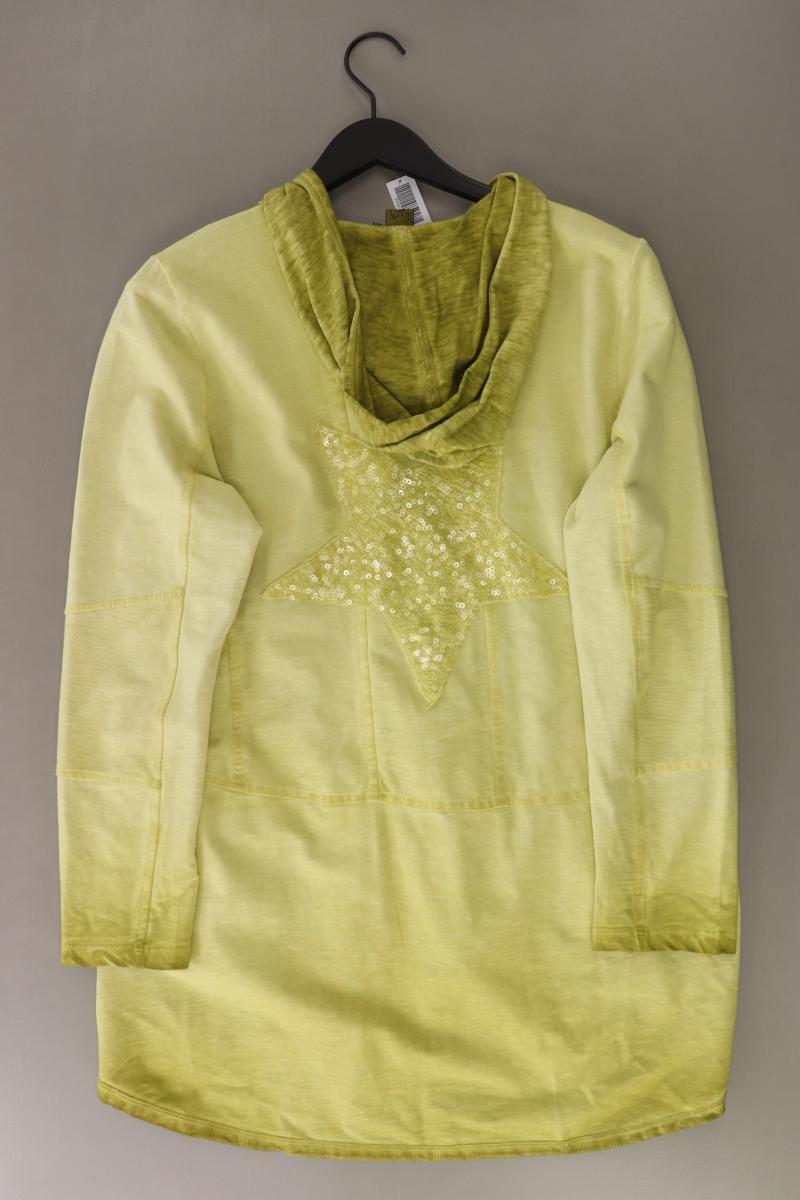 Liberty Sweatjacke Gr. XL Langarm grün aus Baumwolle