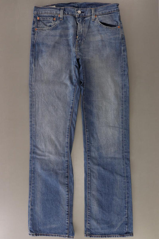 Levi's Straight Jeans für Herren Gr. W33/L34 blau aus Baumwolle