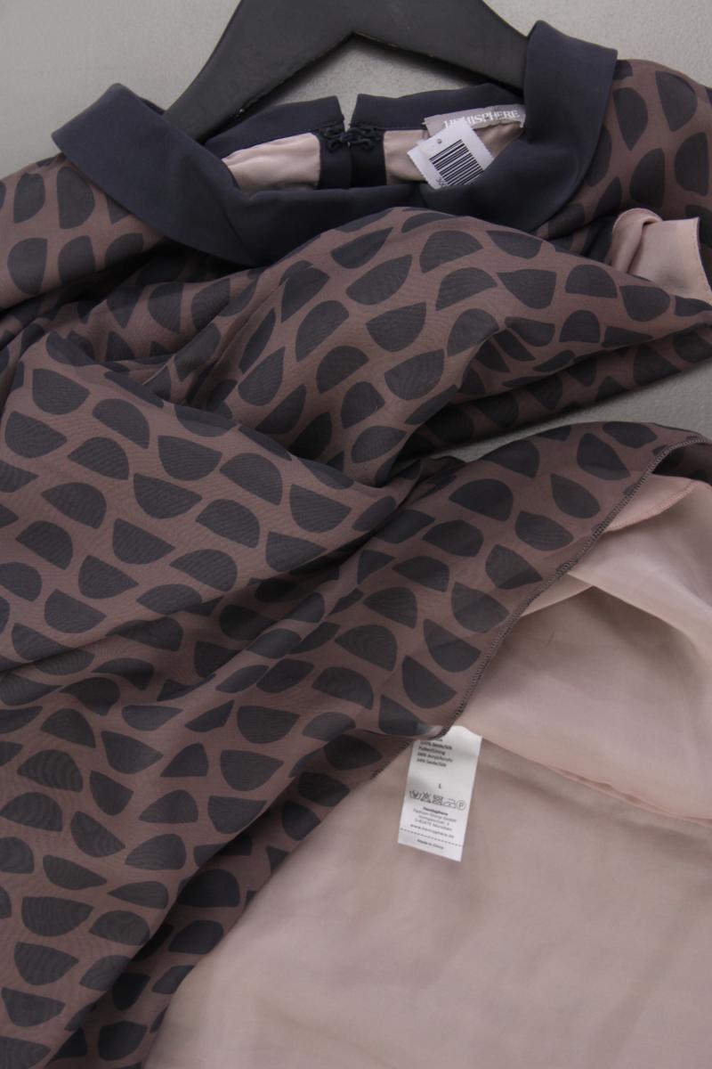 Hemisphere Etuikleid Gr. L geometrisches Muster neuwertig Ärmellos braun