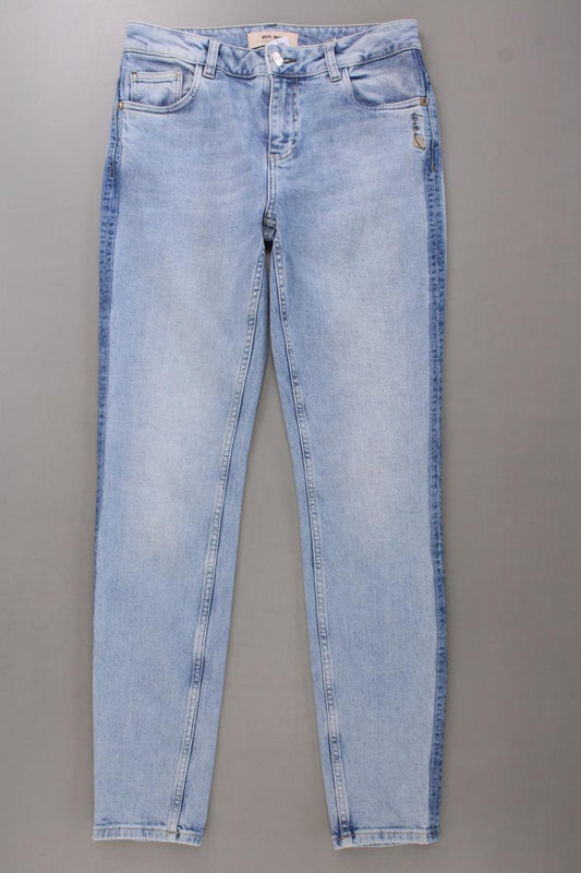 Mos Mosh Skinny Jeans Gr. W26 Modell Bradford Patch blau aus Baumwolle