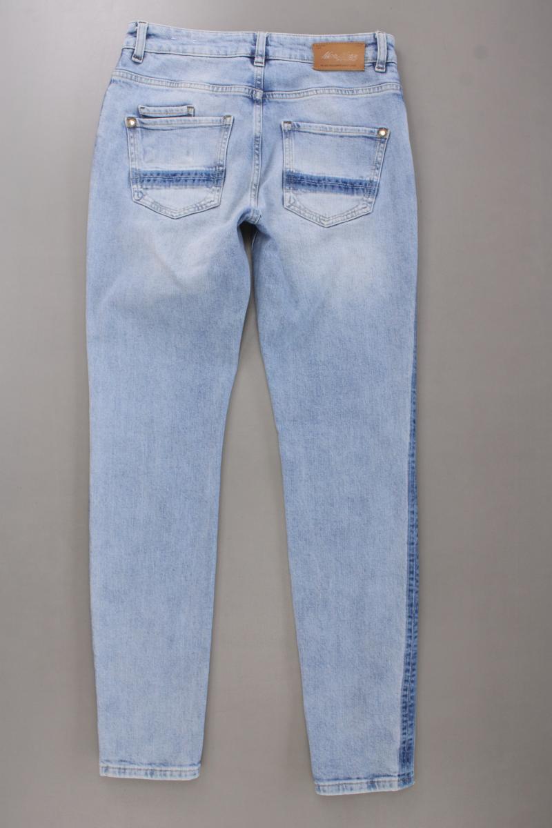 Mos Mosh Skinny Jeans Gr. W26 Modell Bradford Patch blau aus Baumwolle