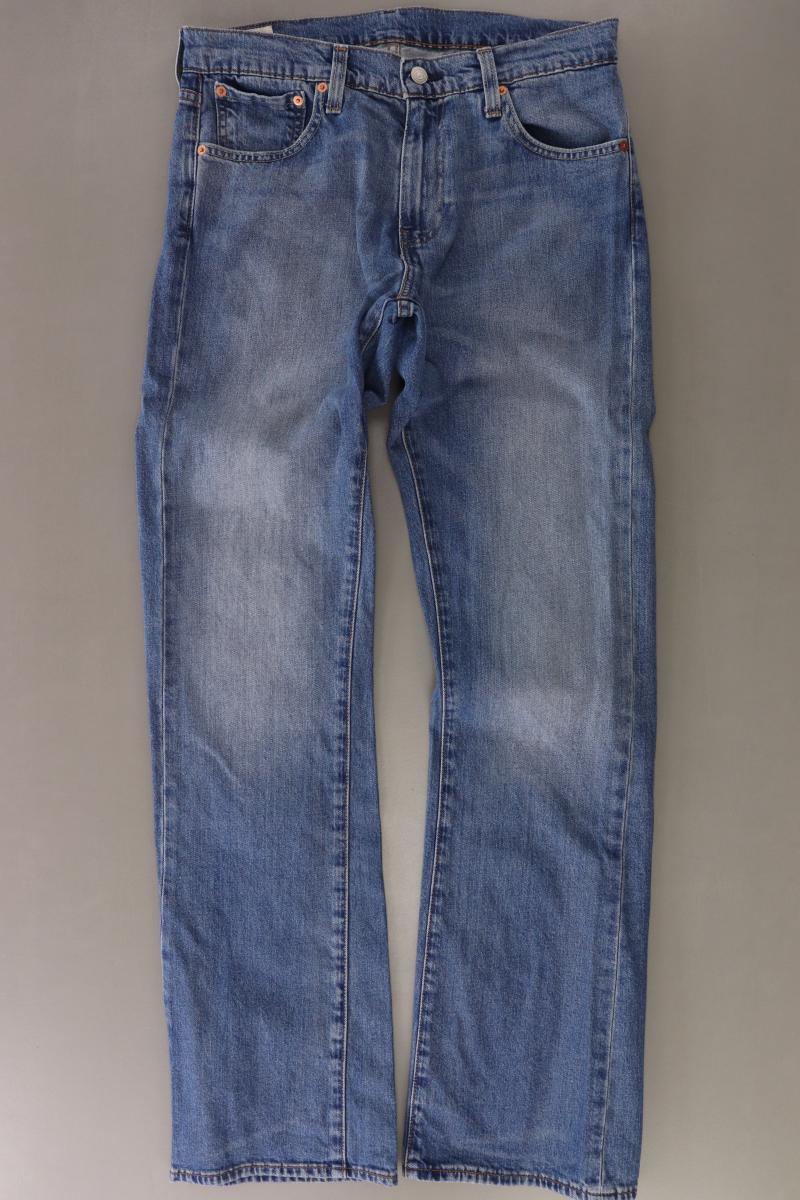Levi's Straight Jeans für Herren Gr. W33/L34 blau aus Baumwolle