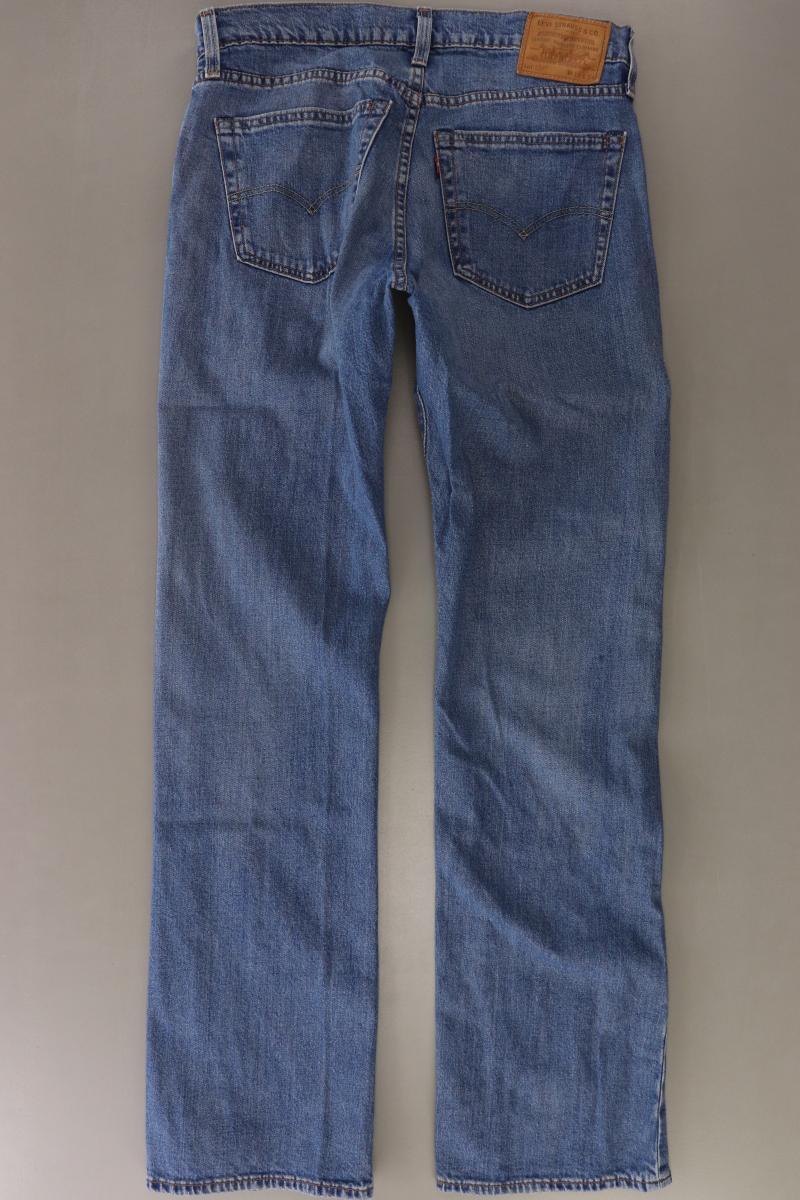 Levi's Straight Jeans für Herren Gr. W33/L34 blau aus Baumwolle