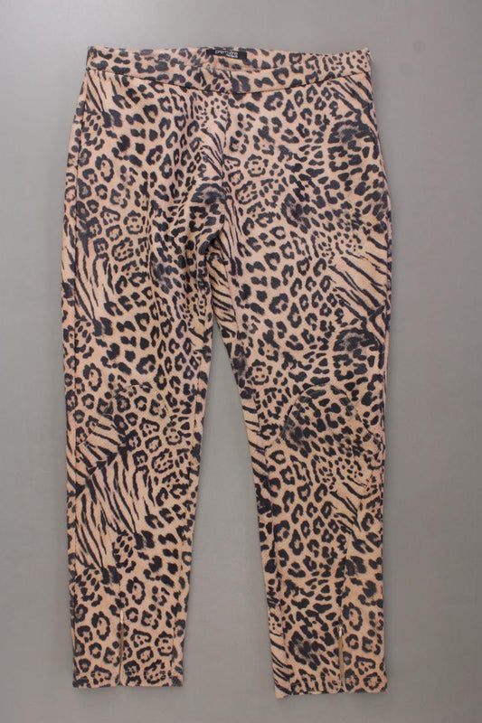Fracomina Stretchhose Gr. IT 44 (M) mit Tierdruck braun aus Polyurethan