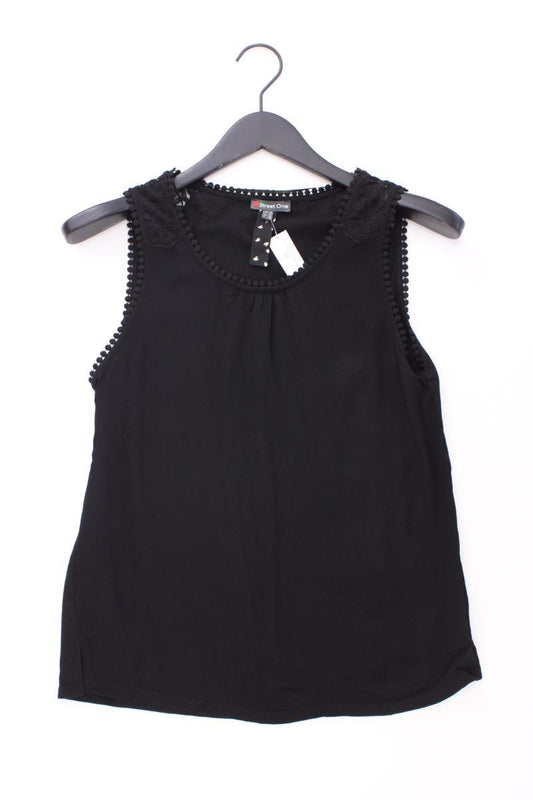 Street One Ärmellose Bluse Gr. 38 schwarz aus Viskose
