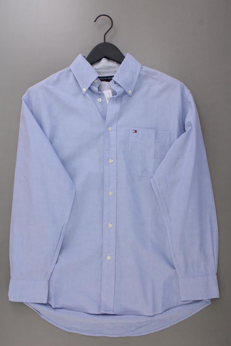 Tommy Hilfiger Langarmhemd für Herren Gr. M blau