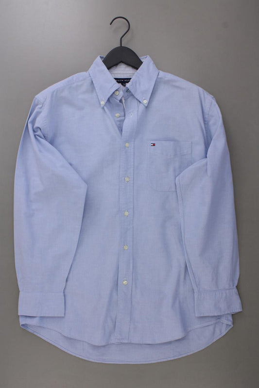 Tommy Hilfiger Langarmhemd für Herren Gr. M blau