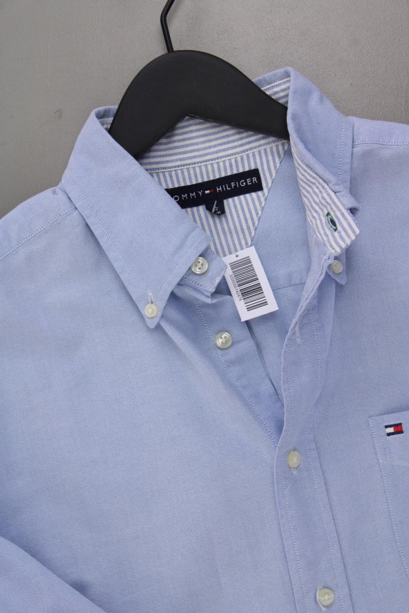 Tommy Hilfiger Langarmhemd für Herren Gr. M blau