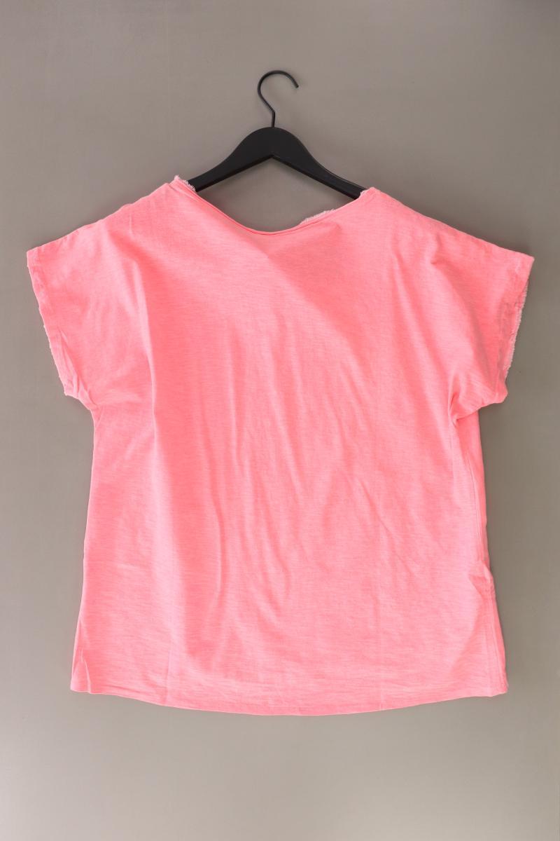 Liberty T-Shirt Gr. L Kurzarm mit Pailletten pink aus Baumwolle