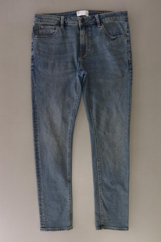 Asos Straight Jeans für Herren Gr. W32/L30 blau aus Baumwolle