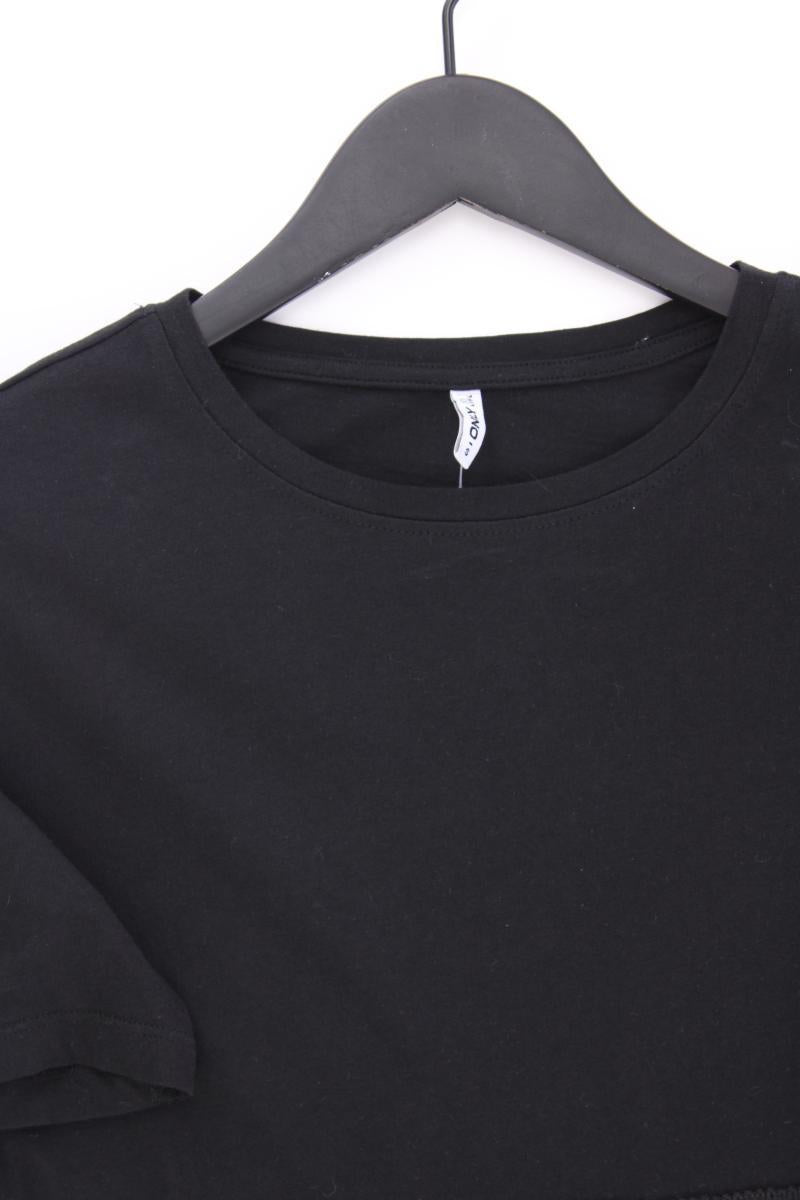 Only Crop Shirt Gr. S Kurzarm schwarz aus Baumwolle