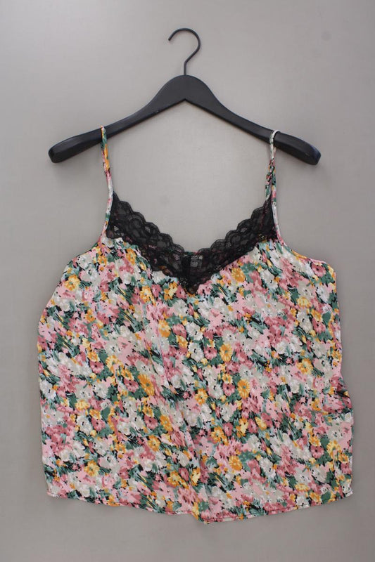 Jacqueline de Yong Spaghetti-Top Gr. 44 mit Blumenmuster mehrfarbig